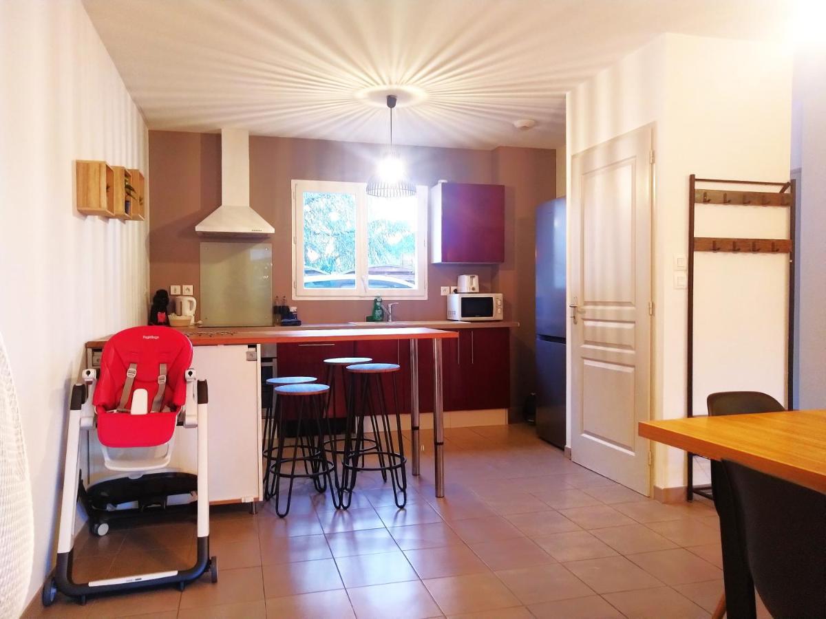 Le Clos Andree - Charmante Maison 8 Personnes - 5 Lits - Climatisation Reversible - Parking 3 Vehicules - Garage - Zone Nord Montauban - Terrasse Et Jardin Exterior foto